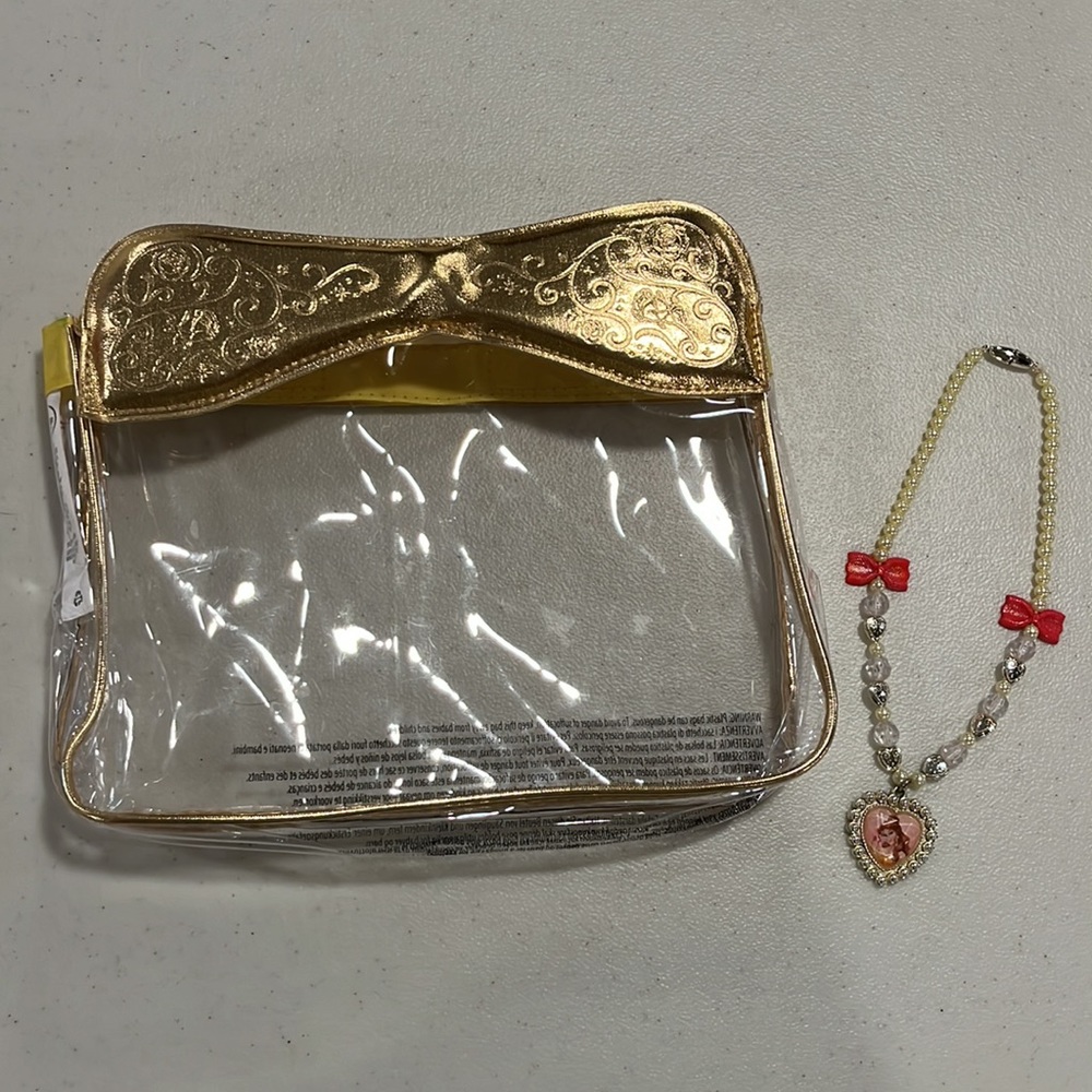 Disney Belle Purse & Necklace